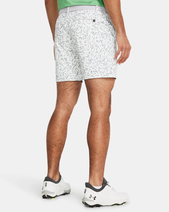Men's UA Iso-Chill 7" Printed Shorts, White, pdpMainDesktop image number 1